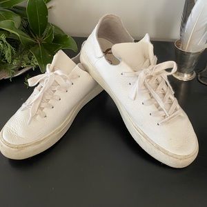 Sam Edelman white leather sneakers size 9.5